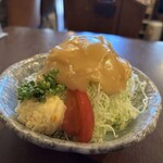 とんかつ ますいや - サラダ盛り盛り　ドレッシングがまた美味い！