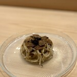 鮨 赫 sushi aka Tokyo - 和麺キャビア・トリュフ