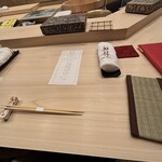 鮨 赫 sushi aka Tokyo - テーブルセット