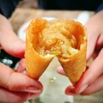 中華食堂スマロ - 中からアツアツの餡が!!◎