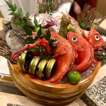 鮨 赫 sushi aka Tokyo - 本日の食材のお披露目です！鮮やか^_^