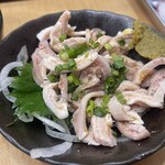 串とメシにはサケキタル 東京駅八重洲店 - 酢もつ