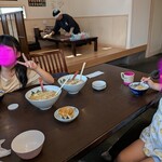 活力再生麺屋 あじ庵食堂 - 子供達も気にいったみたいです♪