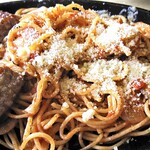 ジロー - 焼きチーズハンバーグ＆ナポリタン