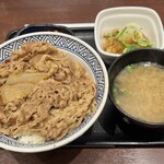 吉野家  - 料理写真:鬼おろしポン酢牛丼　アタマの大盛り