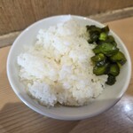 漢ラーメン 室 - ご飯