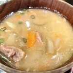 とんかつ いわい - 豚汁。