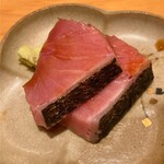 すしやのたい悟 - めじ鮪藁焼さんでーす。③