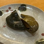 安べえ寿し - アワビの肝