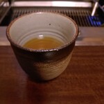 松阪牛たんど - 食後の温かいコーン茶