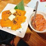 ふうすけ - 甘いカボチャにバターと塩辛