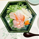 札幌 すし白 - きんきと真鯛のしゃぶしゃぶ