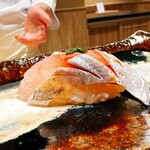 札幌 すし白 - 真鯵