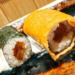 札幌 すし白 - 干瓢巻、稲荷巻き