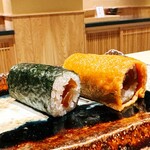 札幌 すし白 - 干瓢巻、稲荷巻き