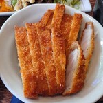 キッチン くじら - メインのトンカツ