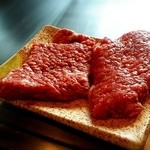 鉄板焼ステーキ 一ッ葉ミヤチク - ★モモ肉１６０ｇ(ダイヤステーキコース)