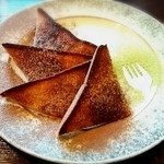 鉄板焼ステーキ 一ッ葉ミヤチク - ★デザート(ココア)