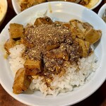 四川料理 華美 京橋店 - たまらずライスを注文してガッついた！