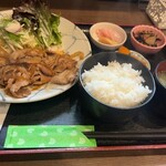 呑み食い処・宗次郎 - 生姜焼き定食¥1200