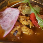 チャンドラスーリヤ - 初めて？なお野菜がいっぱい