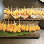 楽味処 祥のれん - 料理写真:天ぷら串と串カツ