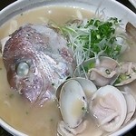 あおき - 2014年11月：鯛と蛤のバター醤油蒸し