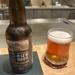 鉄板焼 宇佐見 - 蕎麦茶ビール