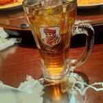 南洋飯店 - 焼酎【麦】白水ウーロン茶割り