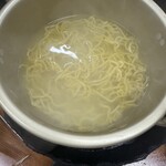 ジンギスカン羊はち - 味噌バターコーンつけ麺の麺