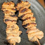 やきとり本舗 - 皮。パリパリだったの。