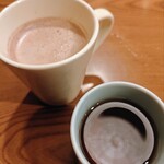 夢庵 - モカミルクティー、烏龍茶