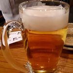 串天ぷら　段々屋 - 生ビール