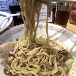 煮干しのビリー - 〆は濃厚煮干しスープかけて旨し♪