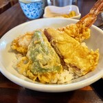 煮込みうどん かに屋 - ミニ天丼