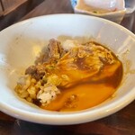 煮込みうどん かに屋 - 味噌煮込み卵かけご飯になるよね！？