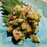 横浜トリスバー - サーモンのなめろう