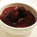 レストラン コバヤシ - イチジクのコンポート ゼリー仕立て