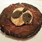 蝦夷鹿のカルパッチョ 赤ワイン風味