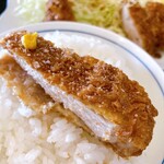 とん㐂 - 並ロースカツ定食