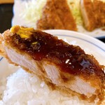 とん㐂 - 並ロースカツ定食