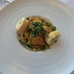 代官山ASO チェレステ - 島根産白イカ・キノコのボッタルガスパゲッティ