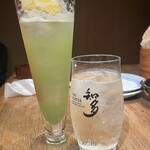 NATURA MARKET - グリーンアップスカッシュ　580   知多ハイボール　980 税抜き