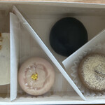 賣茶翁 - 和菓子（晩菊、寒ぼたん、のんこう、冬の庭）