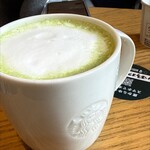 スターバックス・コーヒー - ドリンク写真:■Tall 抹茶 ティー ラテ　¥520
　ﾏｸﾞに変更 (+0円)
　ｼﾛｯﾌﾟ少なめ (+0円)