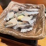 鮓 恷兵  - 鮑バター焼き