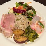 炭と料理とワイン AVANZARE - 前菜盛り合わせ