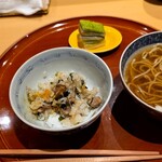 銀座 しのはら - ラーメンとご飯