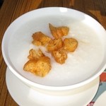 京星港式飲茶 - 2014年の魚片粥(白身魚のお粥)