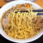 めん王  - №1味噌ラーメン 麺　2025.11.22